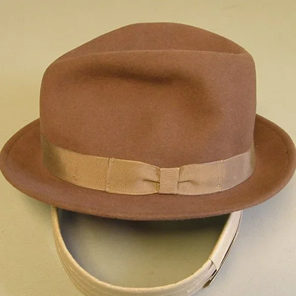 Bollman Hat Co‎ Lost Ark Designer Collection Brown Wool Fedora Hat Size Large Bollman Hat Co Lost Ark Designer Collection Brown Wool  main image 4